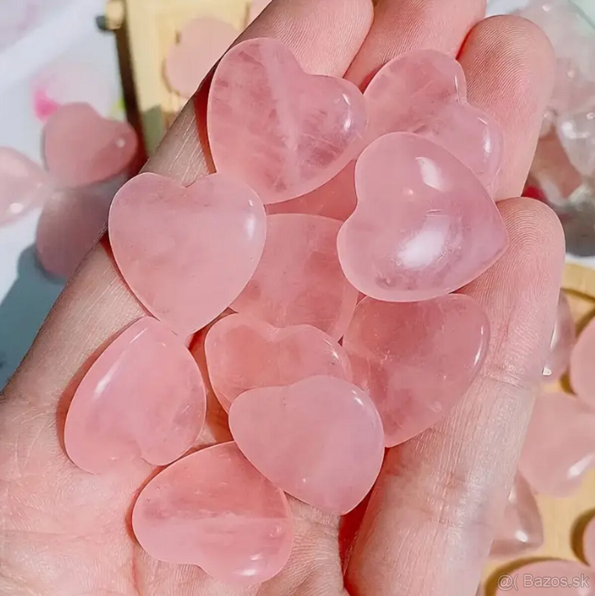 Srdce Ruženín 2 cm/10ks - 3