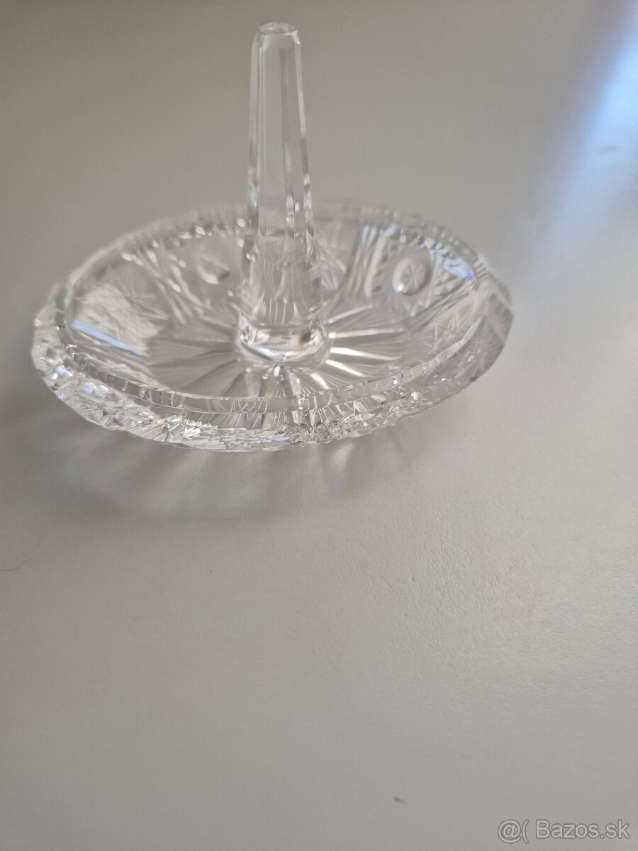 Krištáľová miska na prstene - 3
