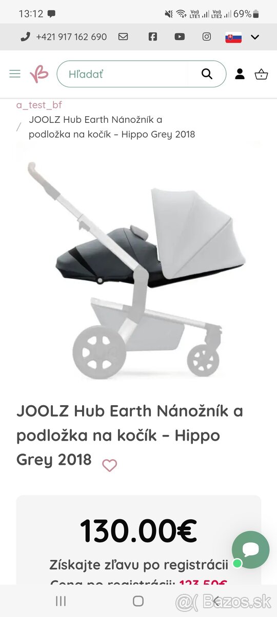 Joolz hub+, + nánožník a podložka - 3