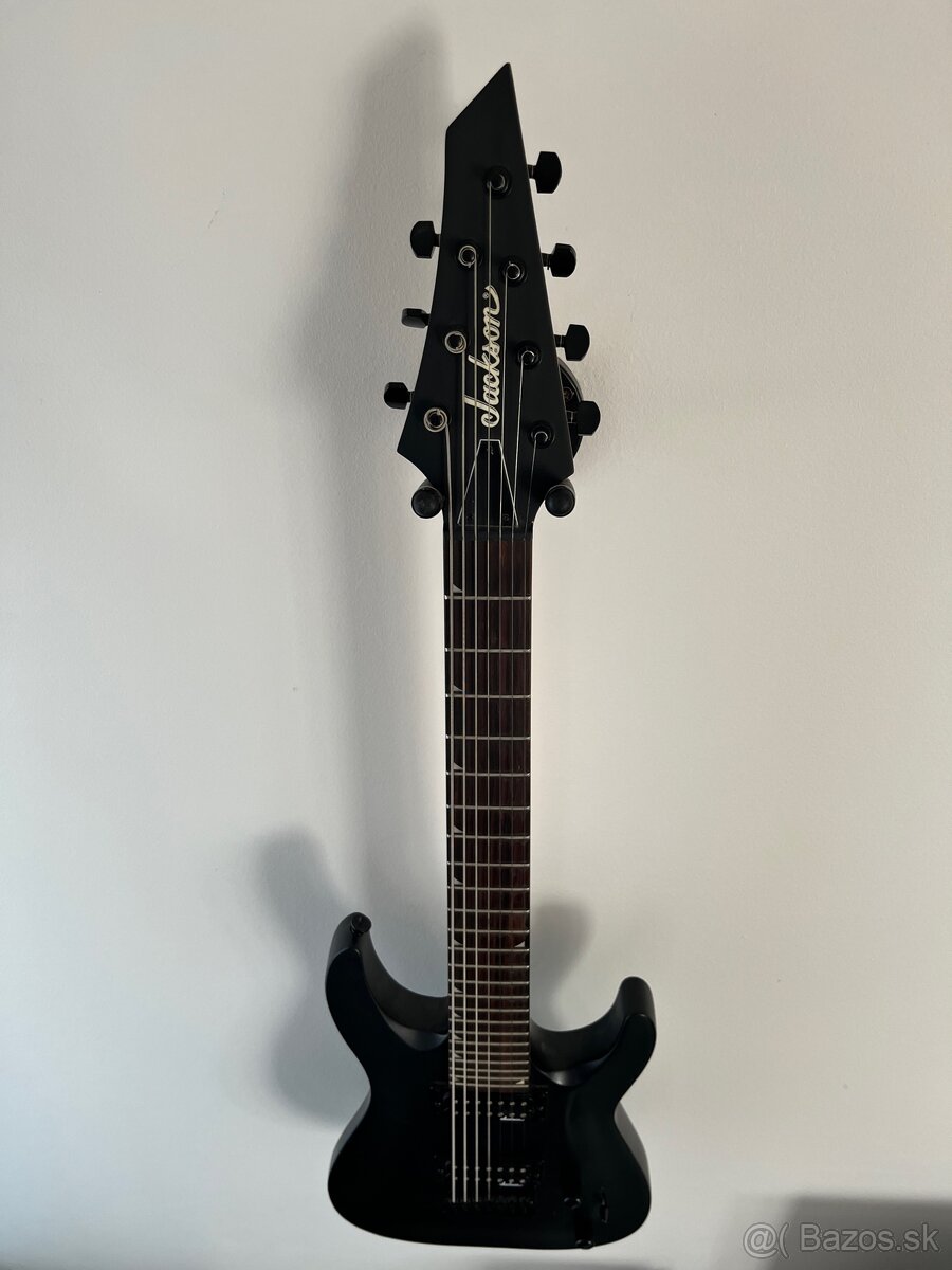 7-strunová gitara Jackson JS22-7 Dinky AH Satin Black - 3