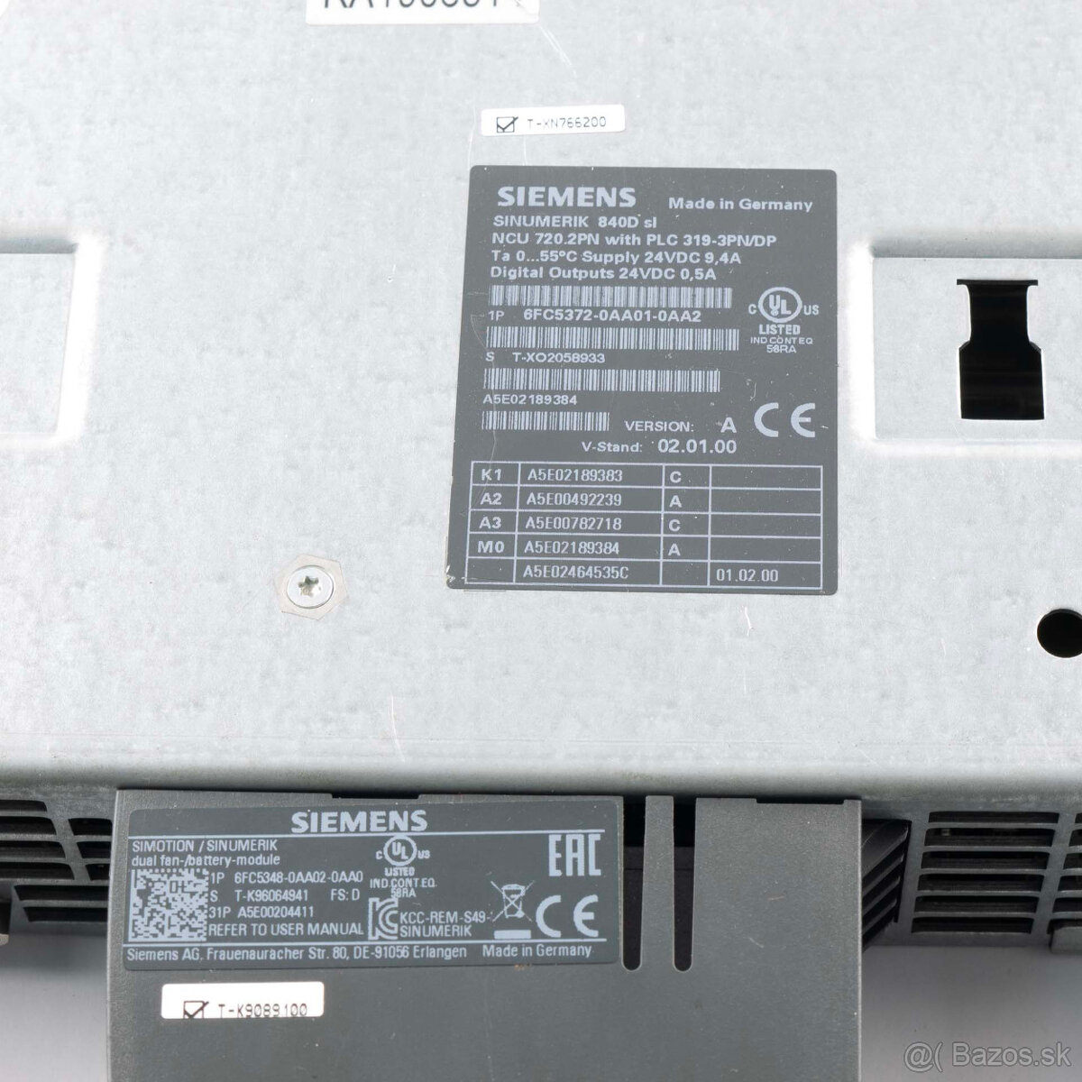 Siemens Sinumerik 840D sl NCU 720.2PN + karta - 3