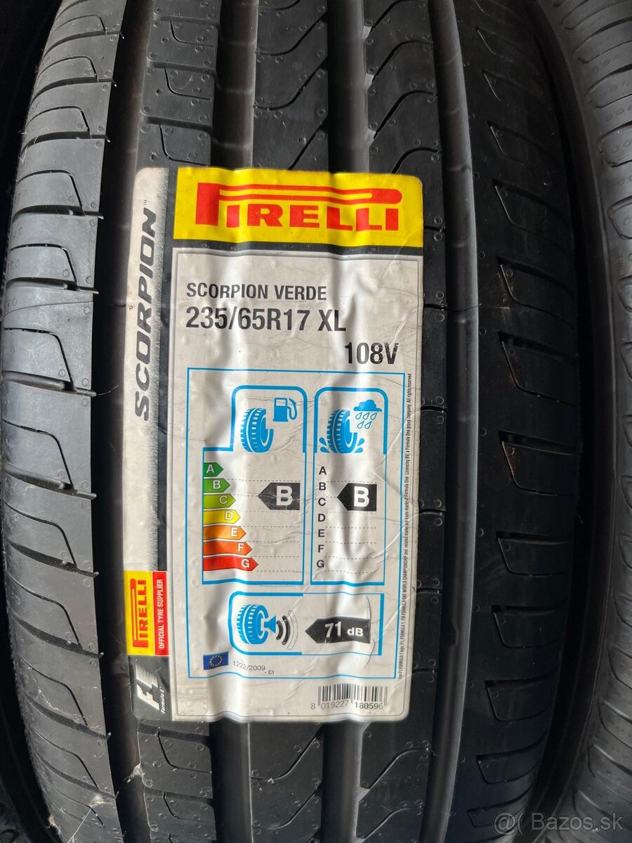 Letné pneumatiky Pirelli 235/65R17 - 3