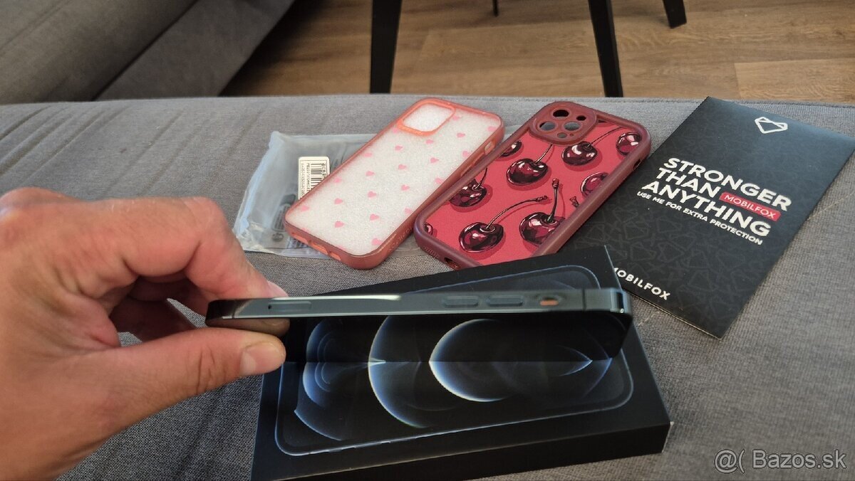 Apple iphone 12 pro 128gb modry, krasny stav - 3