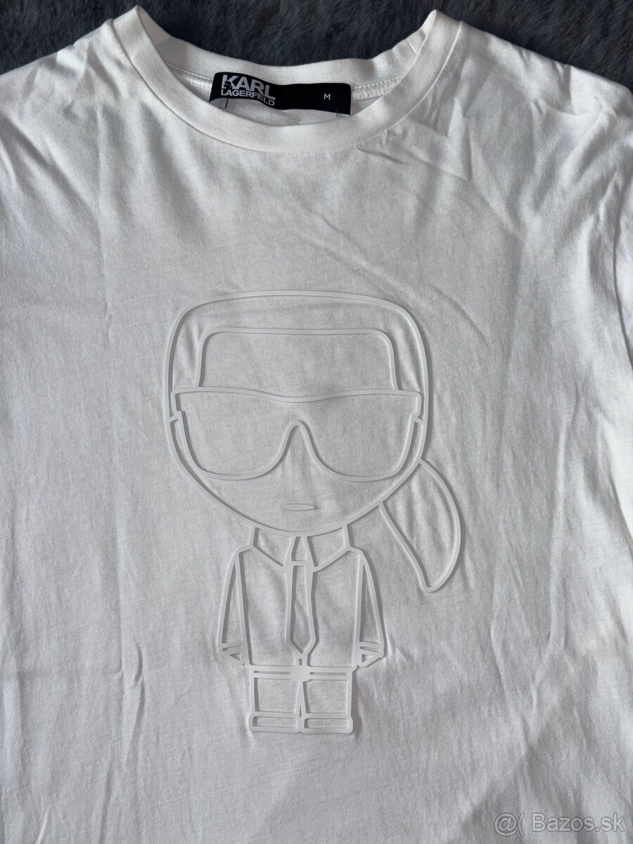 Biele Karl Lagerfeld tricko - 3