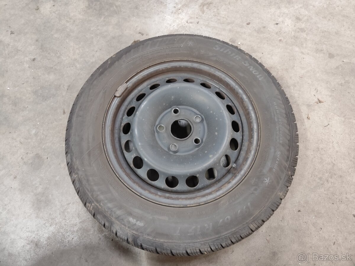 Predám celé zimné kolesá 195/65R15 91T - 3