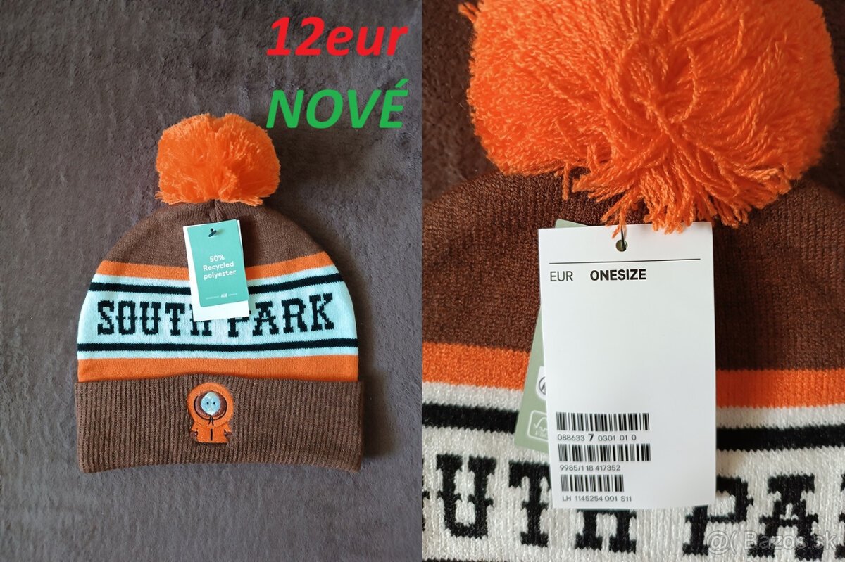 Zimná čiapka South Park, Súprava Šál + Čiapka, Soby, z VLNY - 3