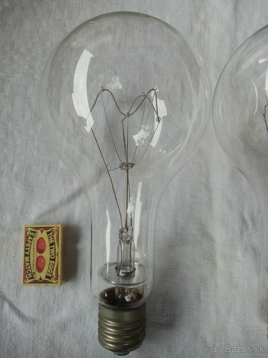 žiarovka 230 V, 1000 W, závit E 40 - retro - 3