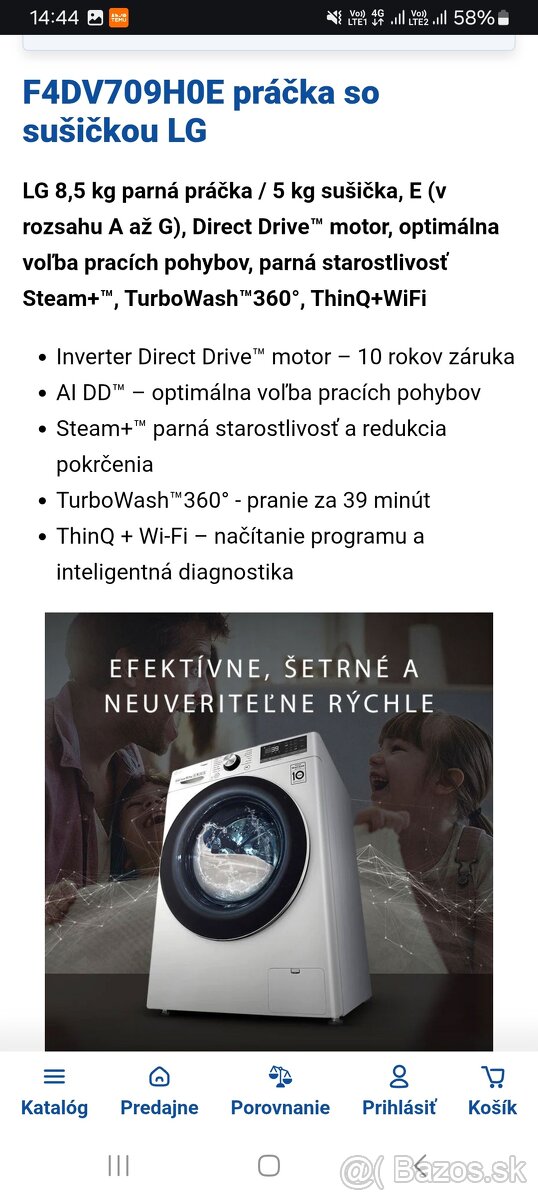 Práčka zo sušičkou LG - 3