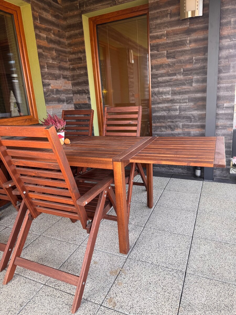 Záhradný jedálenský set IKEA - 3