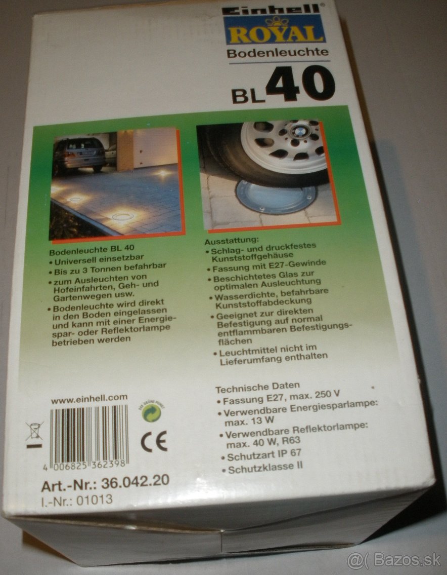 Svetlo do dlažby a terénu- znížená cena - 3