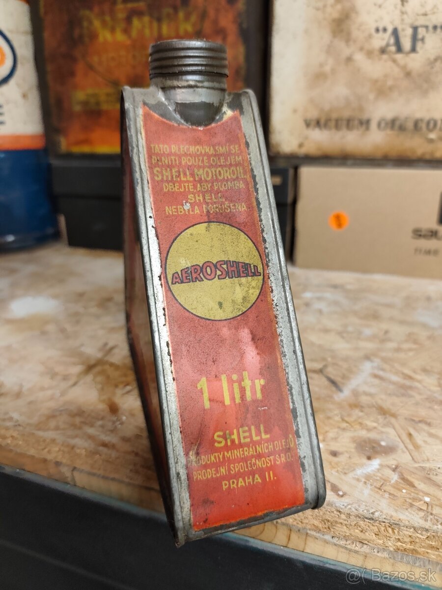 Originál plechovka Aeroshell 2 - 3