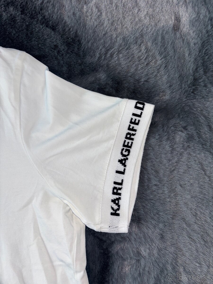 Tricko biele Karl Lagerfeld - 3