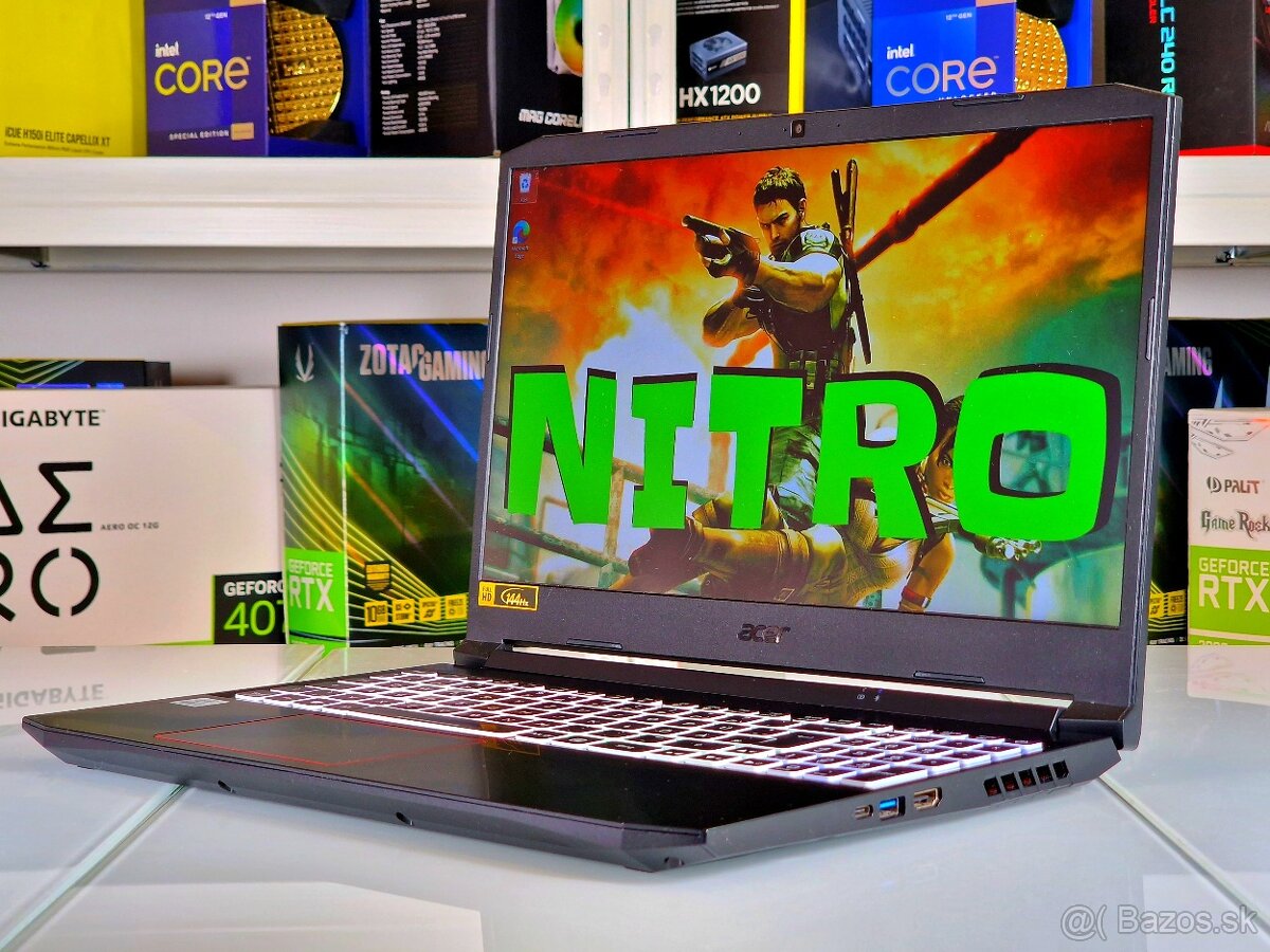 Herný notebook ACER NITRO | RTX 3060 6GB | ZÁRUKA | SSD | 16 - 3
