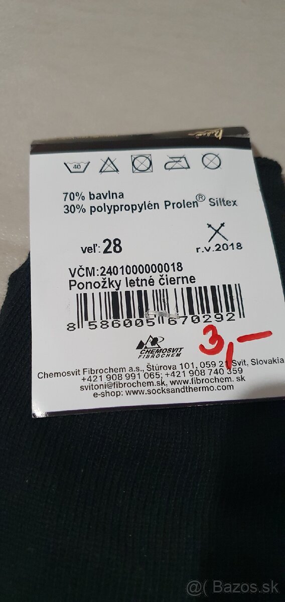 Vojenské ponožky, viac druhov - 3