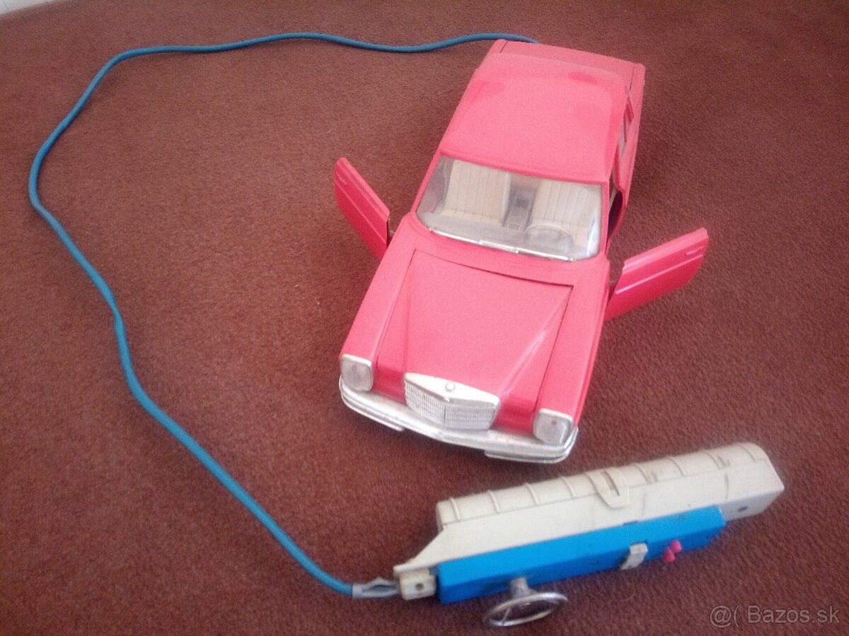 Stará velká hračka na bowden s ovladačem MERCEDES - 3