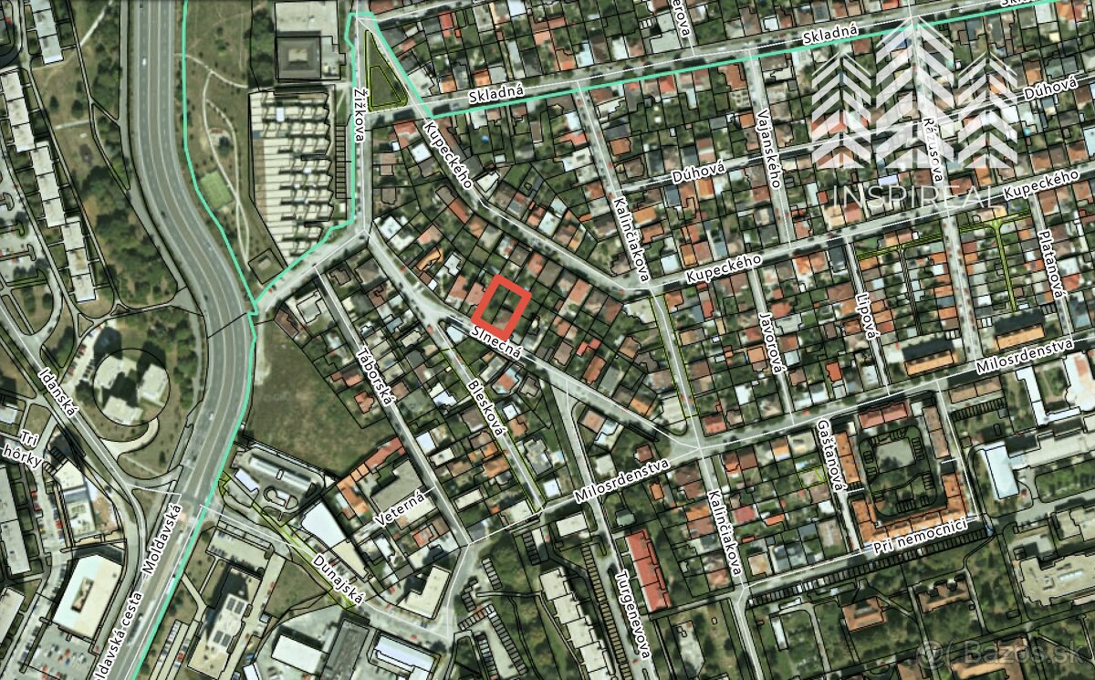 Stavebný pozemok pri centre-Košice-Juh, Slnečná ulica 773m2 - 3