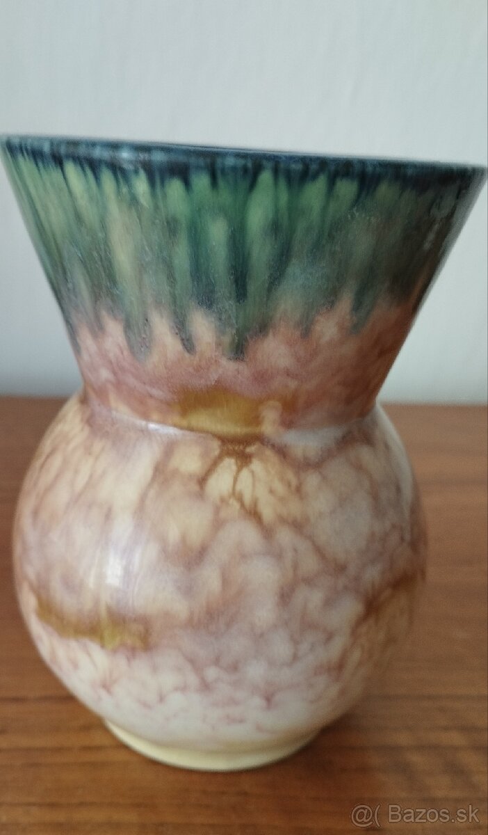 Starožitná, keramická váza - 3