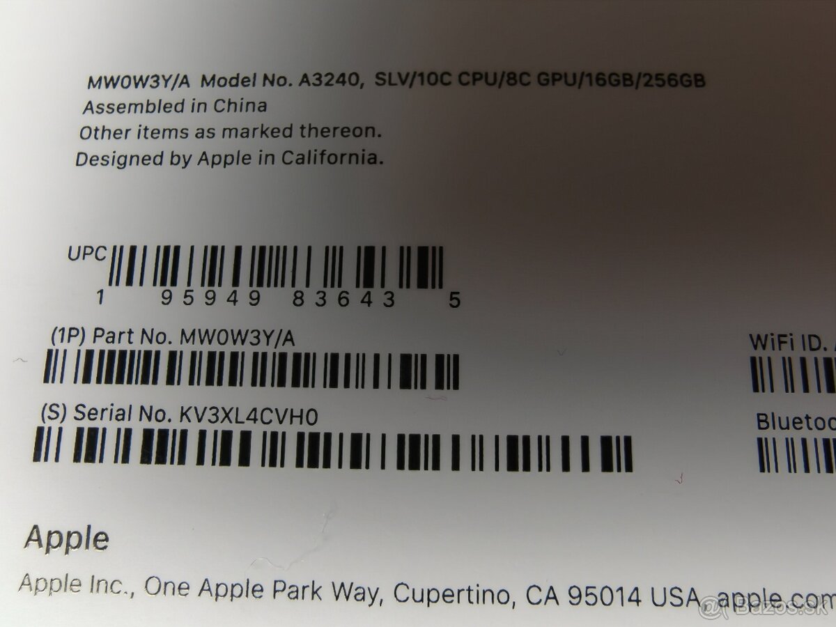 Predám/Vymením MacBook Air 13” M4 (2025) – 16 GB / 256 GB - 3