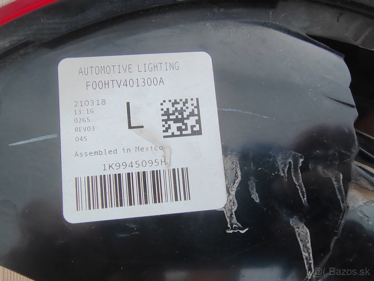 Volkswagen Golf 6 combi ľavé svetlo - 3