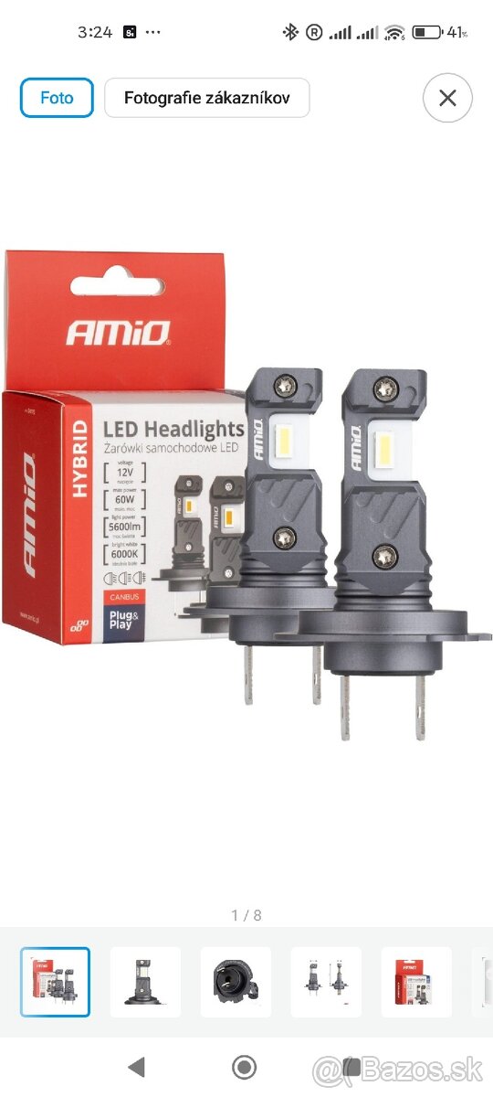 led žiarovky h7 - 3