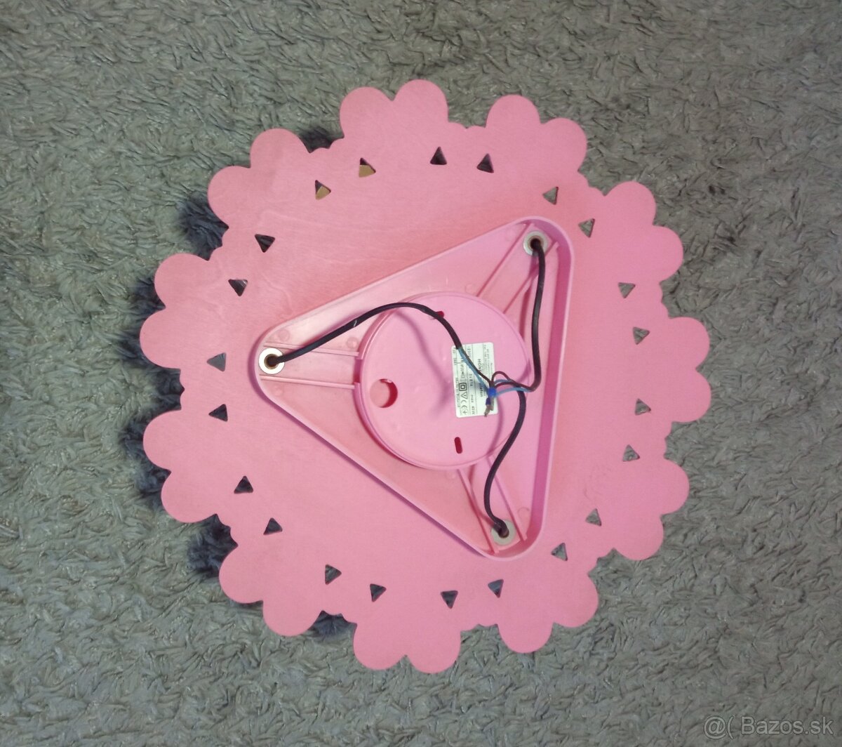 Krásny detský ružový luster Honey - 3