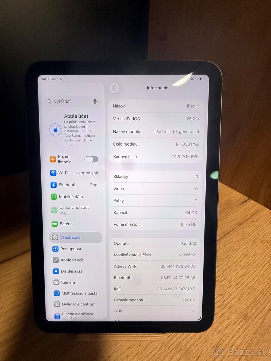 iPad mini 6 Generácia Cellular 64Gb - 3