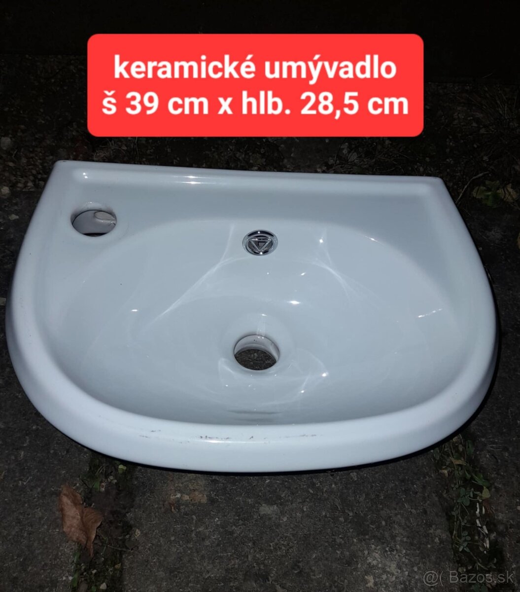 Predám smaltovanú vaňu a 2 umývadlá - 3