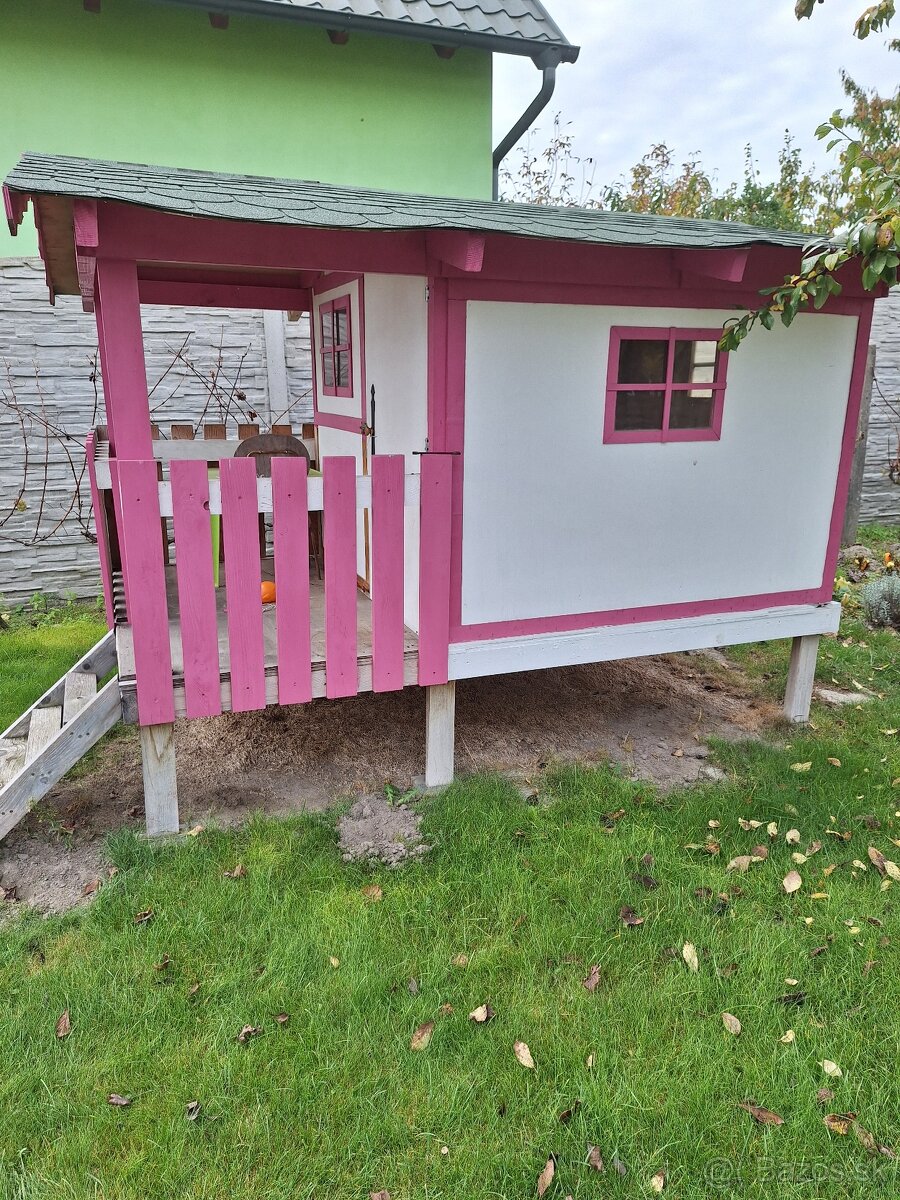 Detský drevený domček - 3