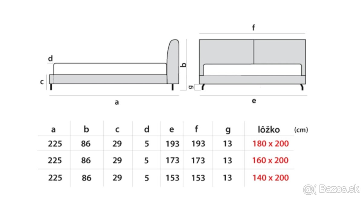Posteľ (nová) Mira - 3