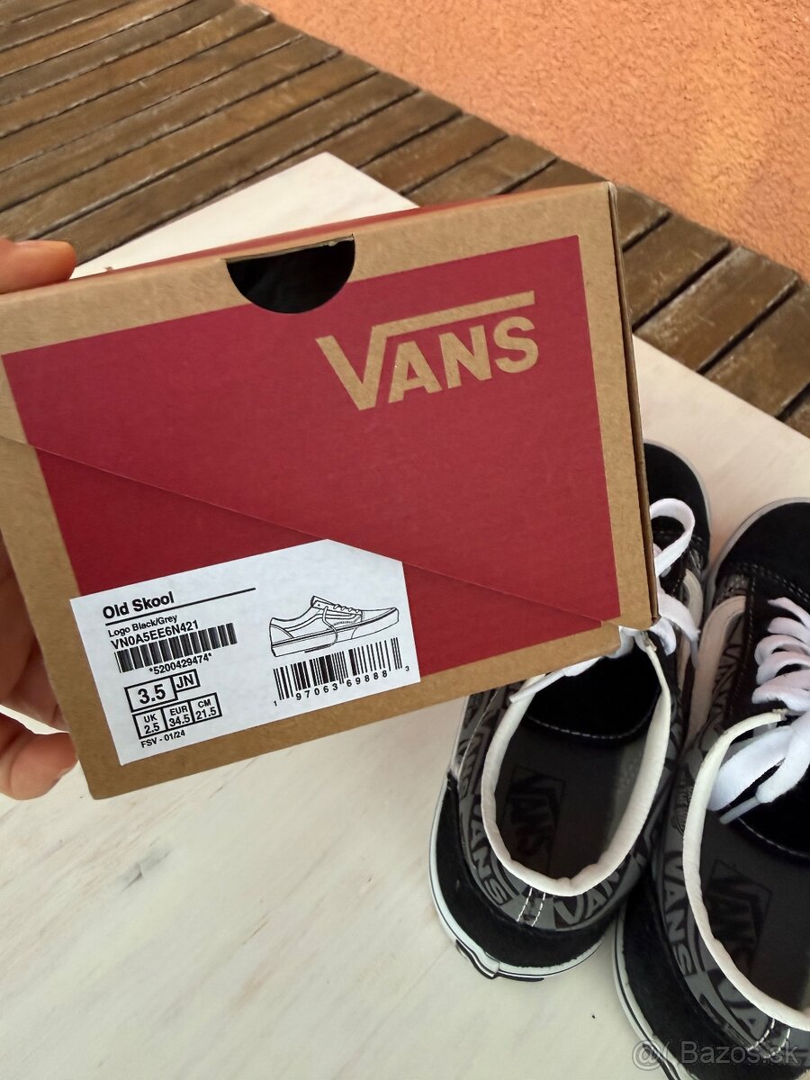 Tenisky Vans OLD SKOOL , veľkosť 34,5 - 3