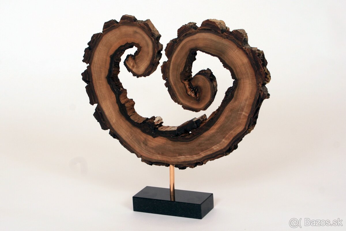 Dekoratívna plastika - srdce. - 3