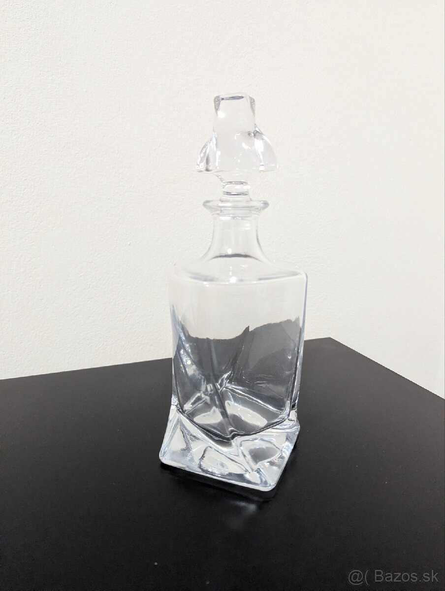 Krištáľová Karafa Bohemia quadro - 3