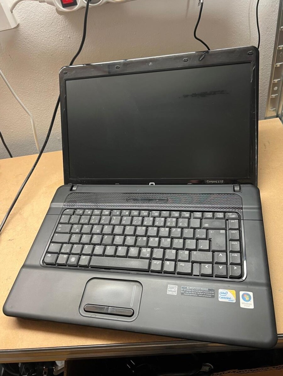 Predám notebook HP 15,6"Compaq 610 na diely alebo opravu - 3