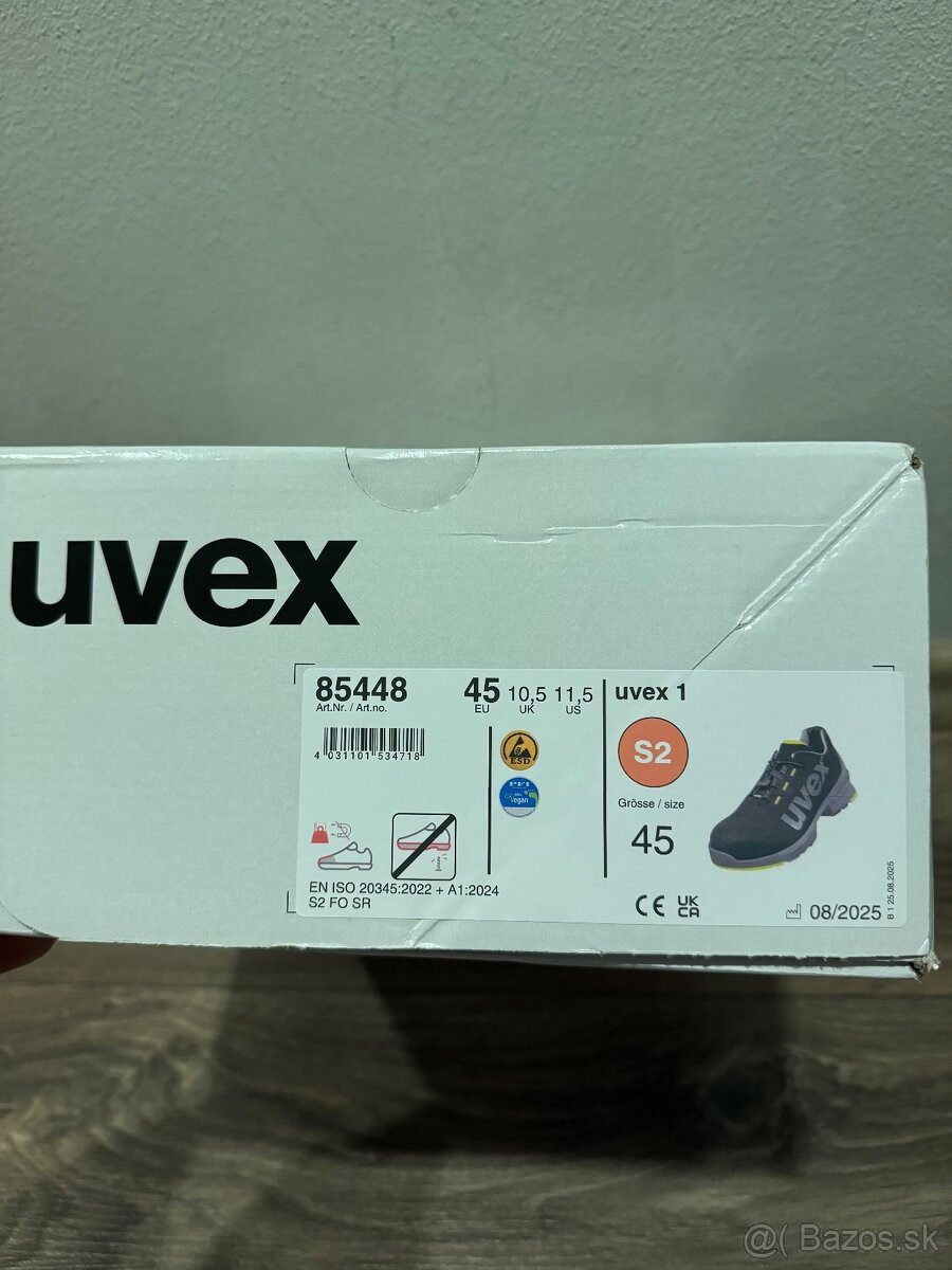 Pracovná obuv uvex veľ. 45 - 3