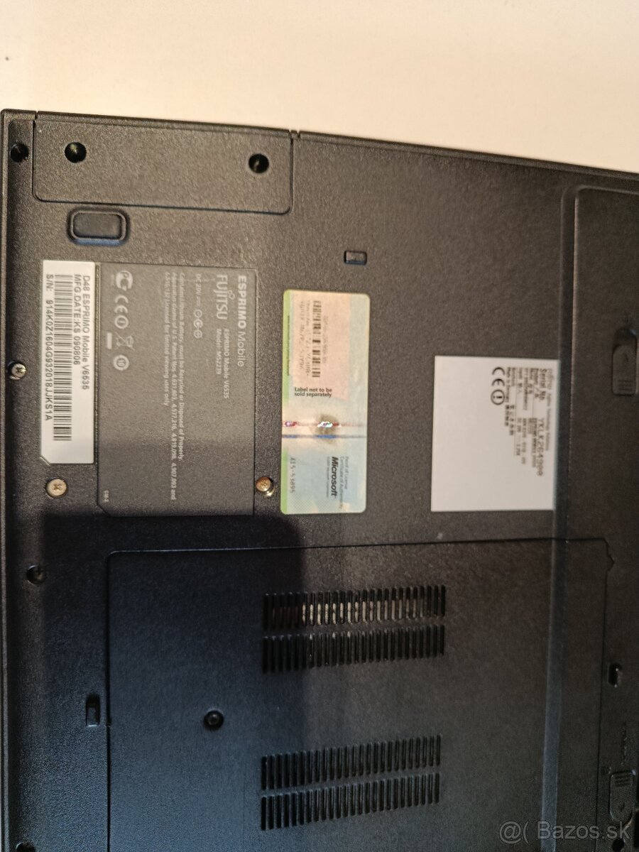 notebook Fujitsu v TOP stave - 3