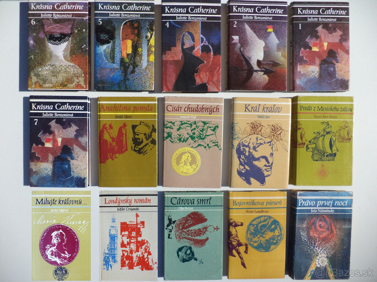 historické romány 1 - 3