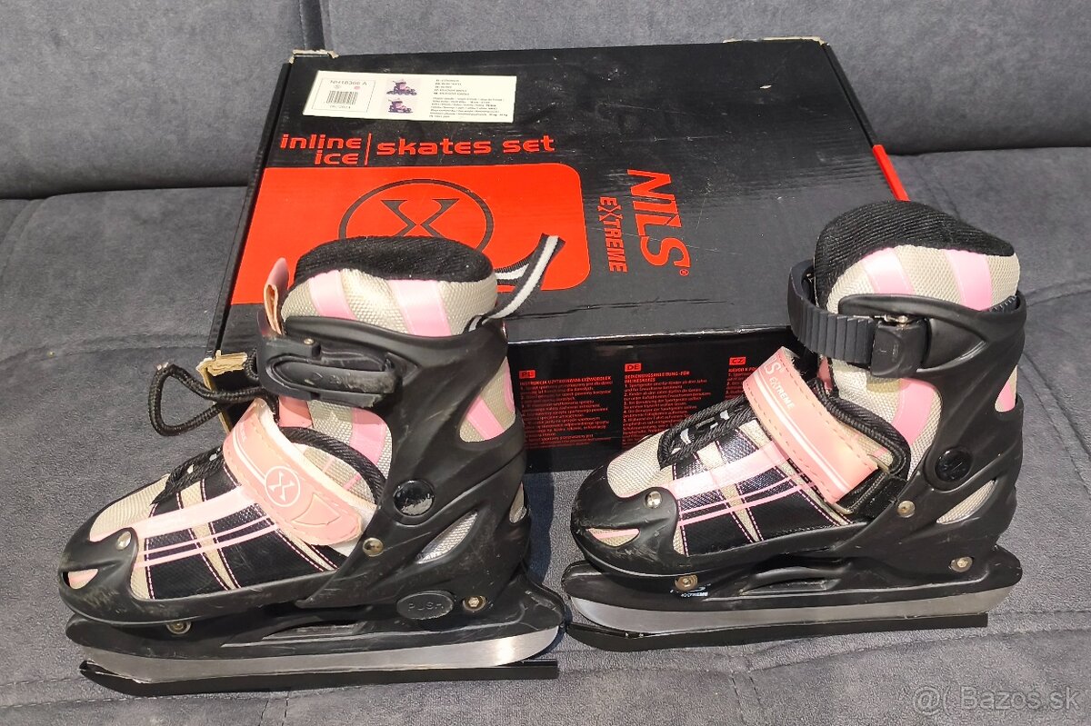 Sada 4v1 Inline/Ľadové korčule zn. Nils Extrem - 3
