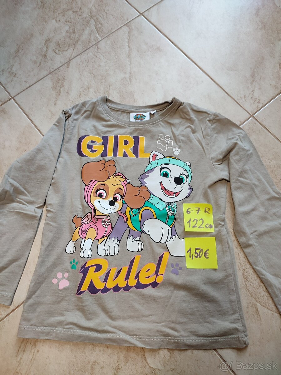 Tricko dlhy / kratky rukáv pre dievca viac druhov - 3