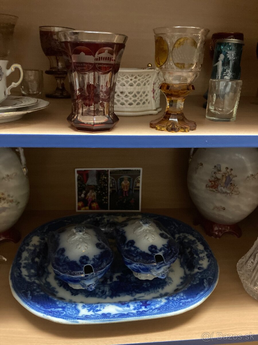 sklo porcelan pozostalost po zberatelovi - 3