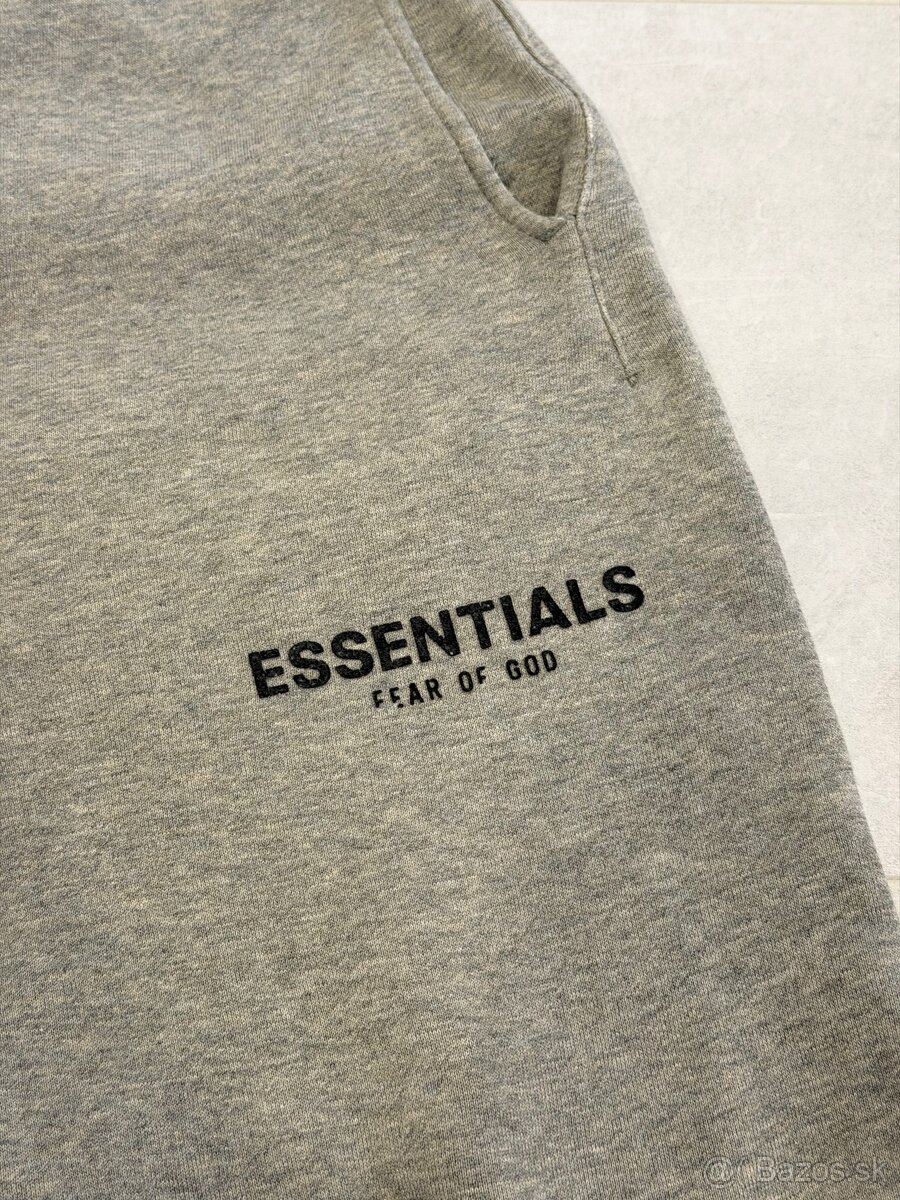 Essentials tepláky šedé - 3