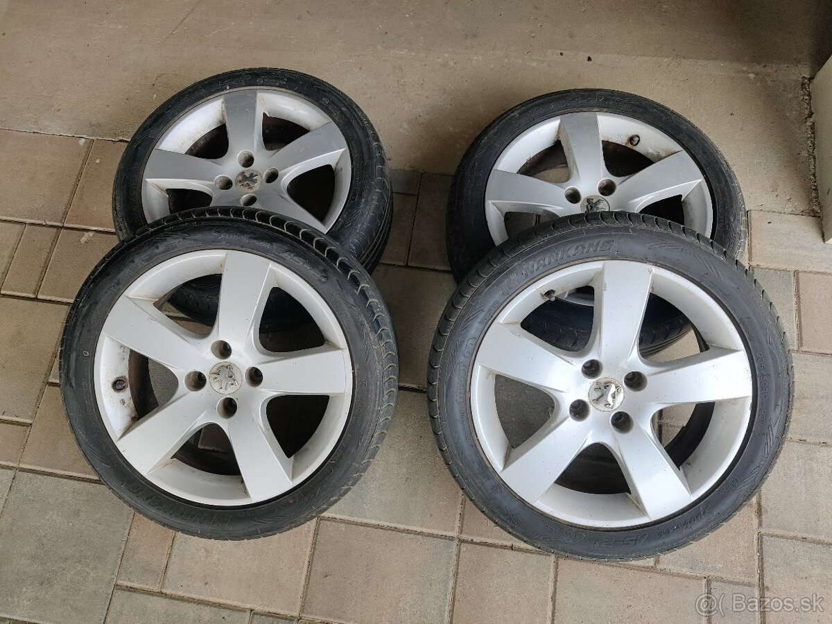 Predám original 17" kolesá na Peugeot - 3
