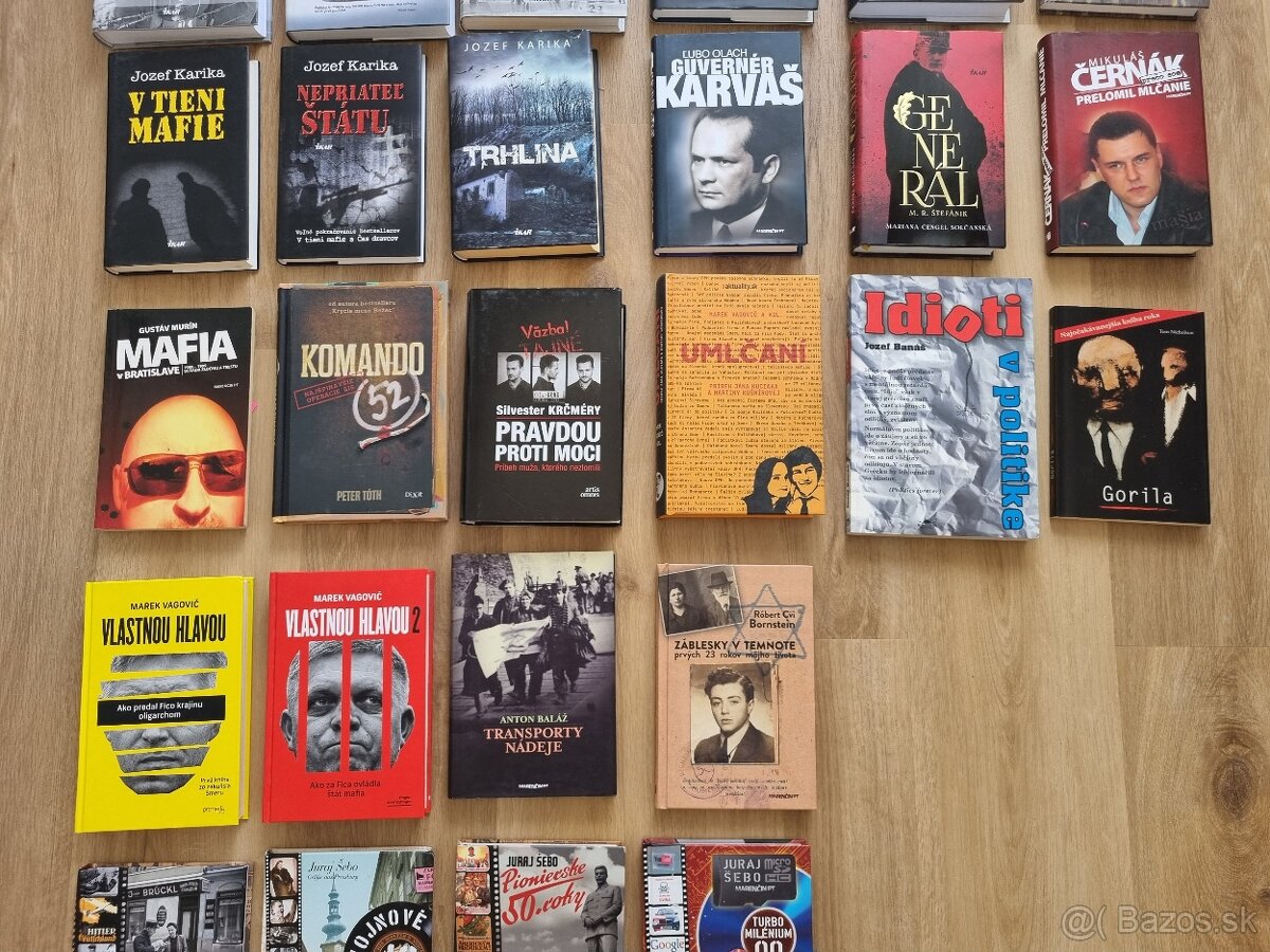 Rôzne knihy Fico, Černák, Banáš, Karika, Šebo a iní - 3