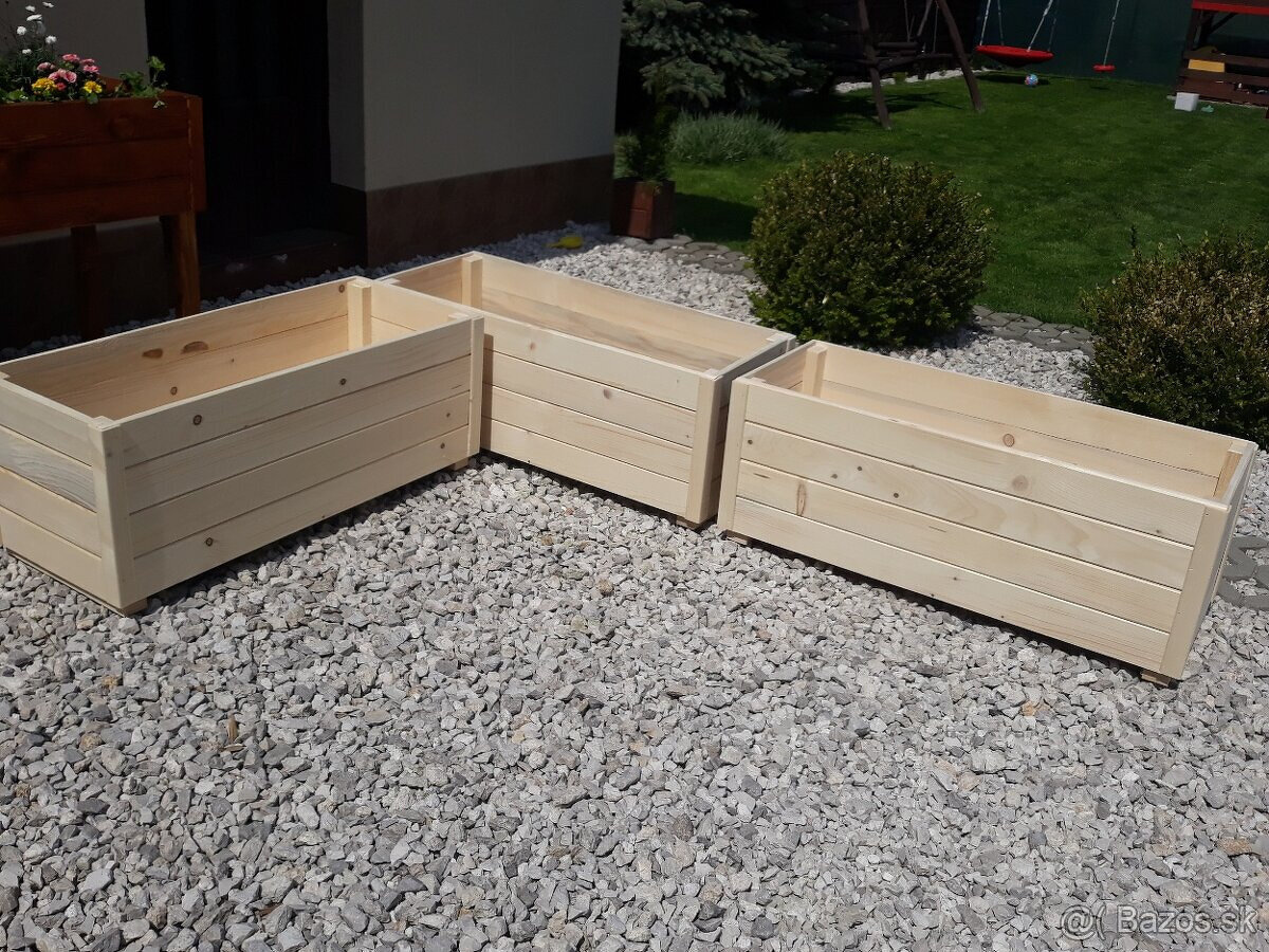 kvetináč s dnom 100x40x40 - 3