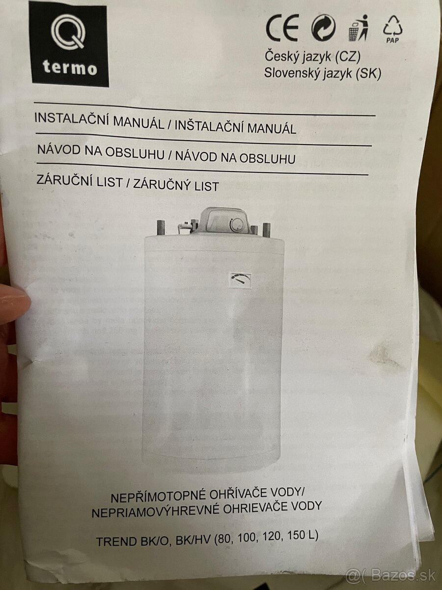 Ohrievac vody Q TERMO Trend 100 BK/O - 3