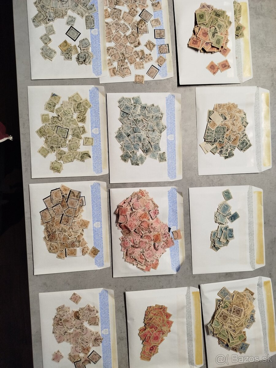 staré Rakúsko (r.1890-1935) - plná krabica známok - 3