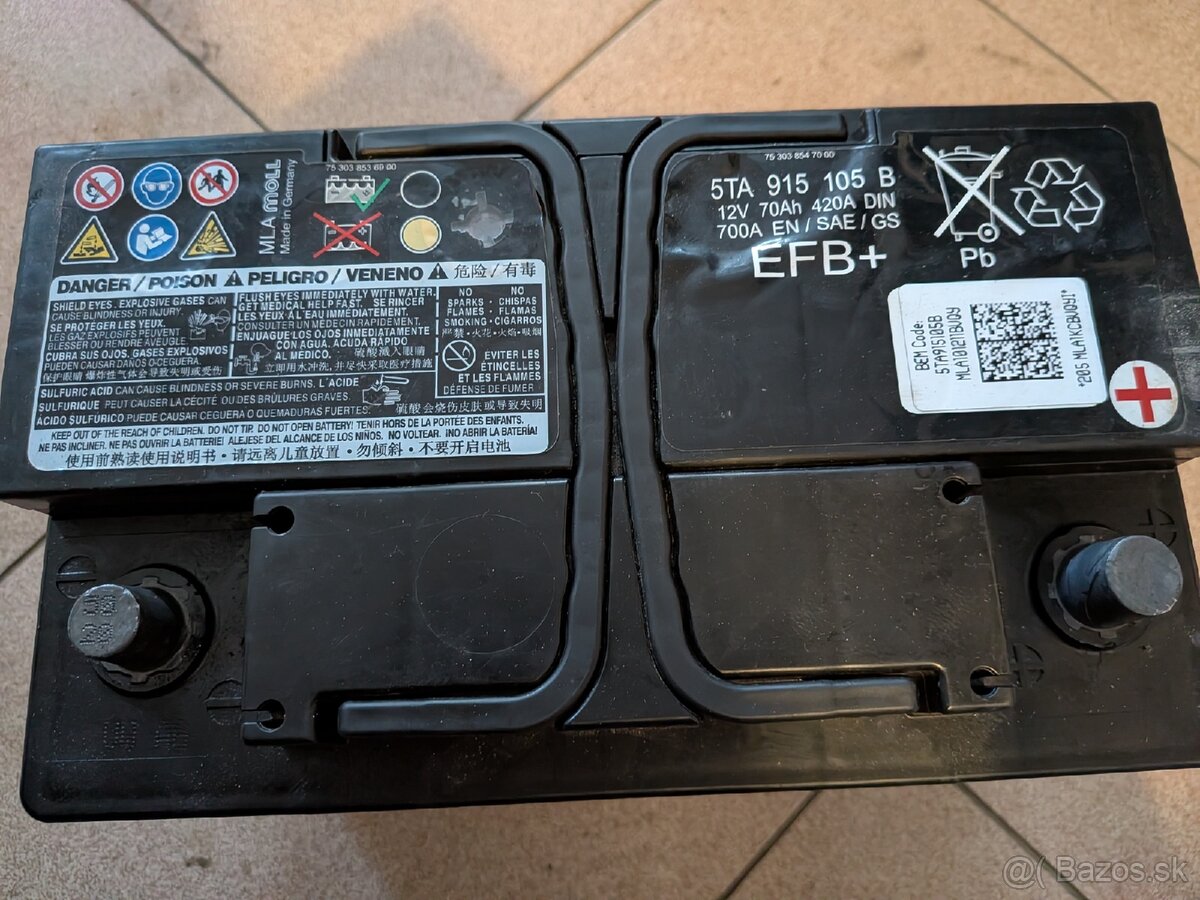 Autobatéria 70ah (štart-stop) - 3