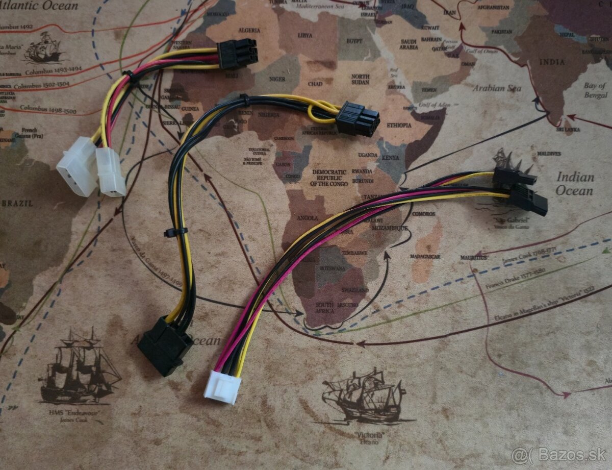 Predam SATA kable a rôzne redukcie - 3