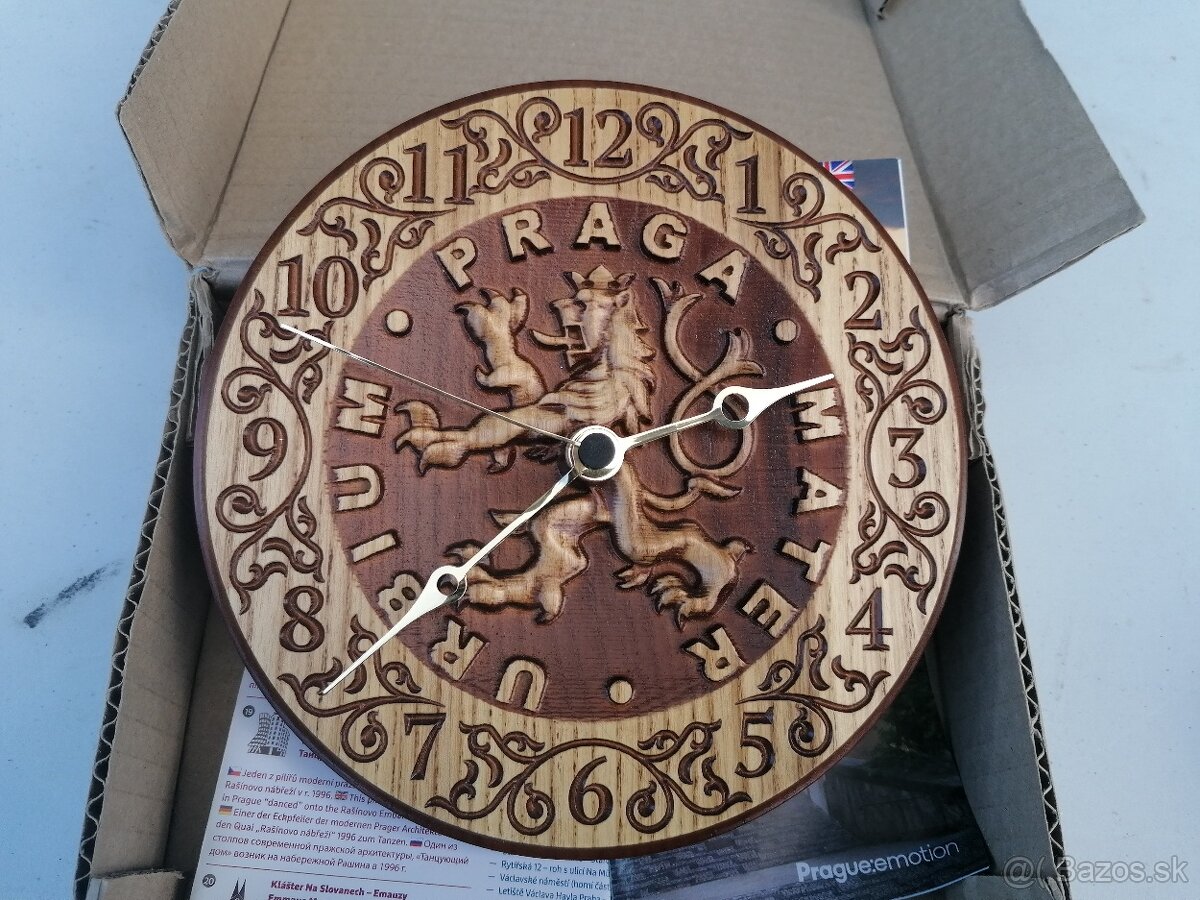 Predám drevené nástenné hodiny Praha - 3