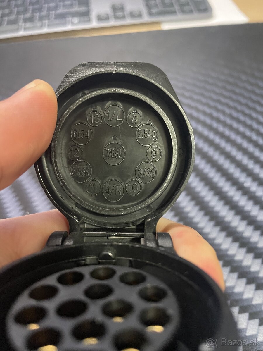 zásuvka 13 pin na príves/karavan - 3