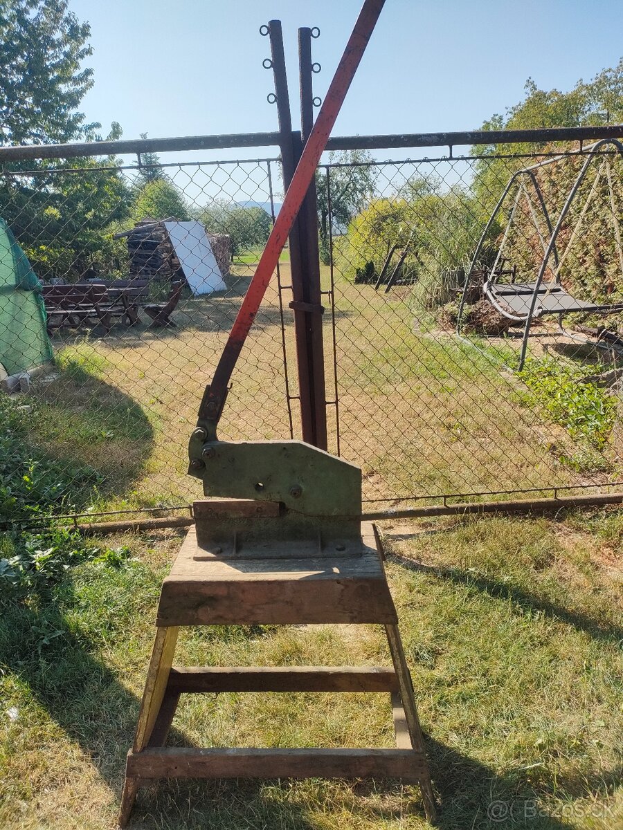 Predám ručné pákové nožnice na plech - 3